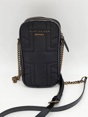 Kurt Geiger London Recycled Union Jack Phone Crossbody Bag.